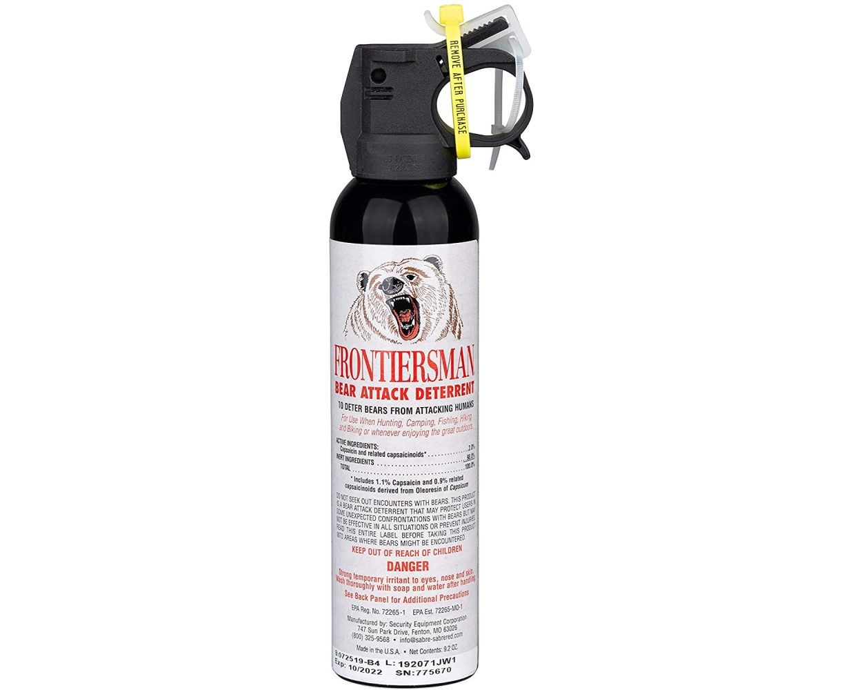 SAB BEAR DETERRENT 7.9oz - Win Repeating Arms Promotion